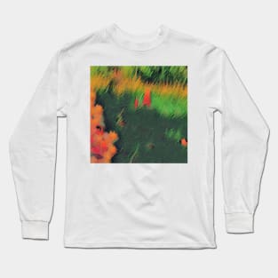 Abstract flower forest Long Sleeve T-Shirt